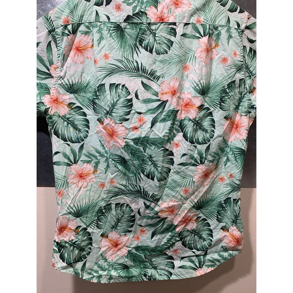 Hawaiian Hibiscus Beach Shirt Gentlemen’s Outfitters 100% Cotton Button Up M - Picture 3 of 14